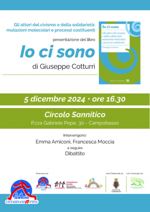 Io ci sono - Presentazione 5 dicembre