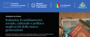 Italianit&agrave;: il cambiamento sociale, culturale e politico negli occhi delle nuove generazioni - 4 aprile