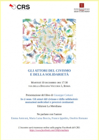 Gli attori del civismo e della solidariet&agrave; - 10 dicembre