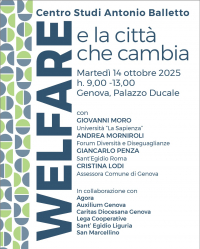 Welfare e la citt&agrave; che cambia