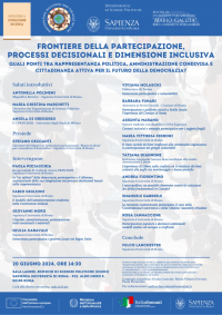 Frontiere della partecipazione, processi decisionali e dimensione inclusiva